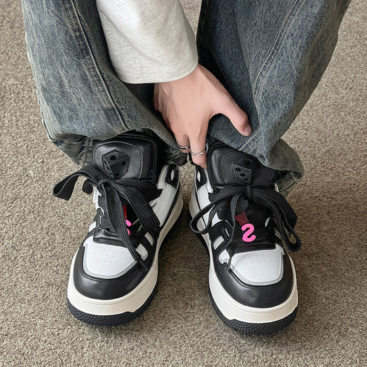 Lovers Lucky Pang Ding Dice Platform Casual Shoes