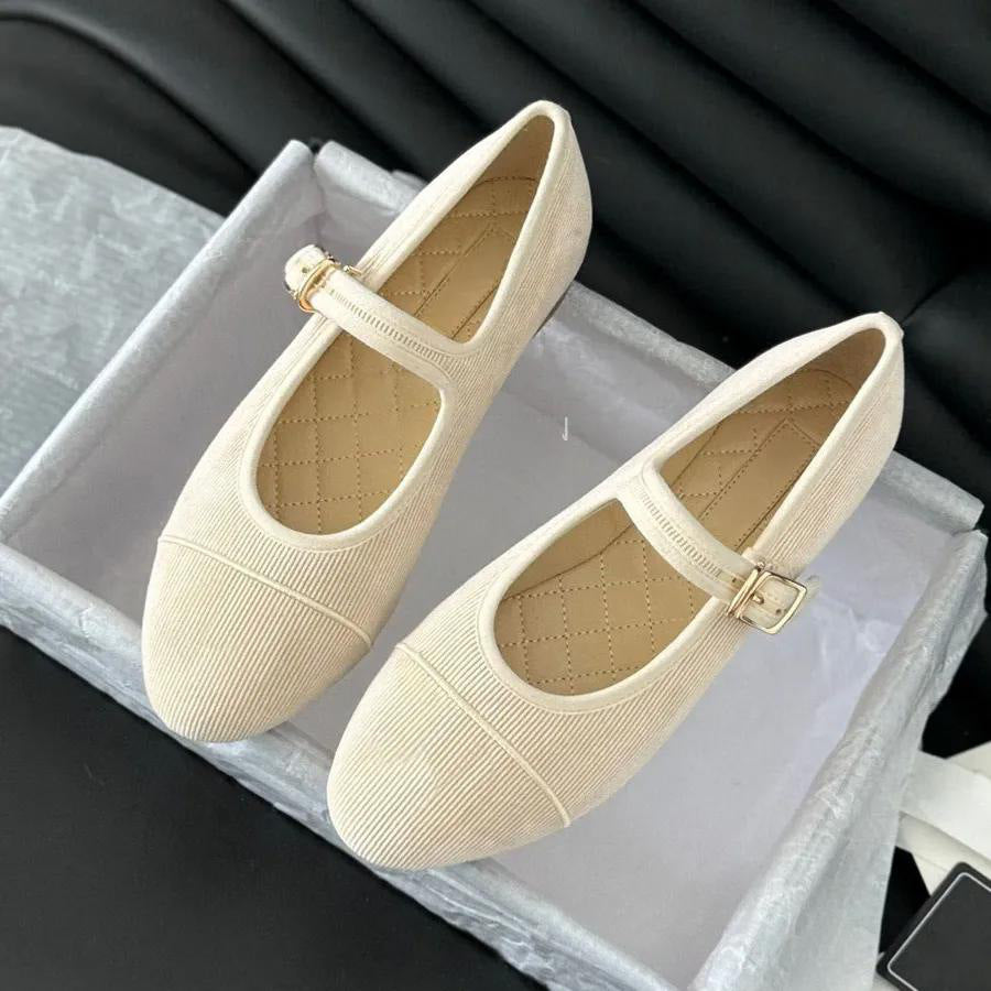 Style Genuine Strap Ballet Female Vintage Low-cut Mary Women's Casual Shoes