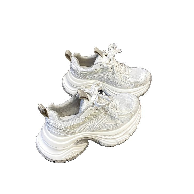 Women's Fashion Clunky Springtide Thick Bottom Heightened Sneakers
