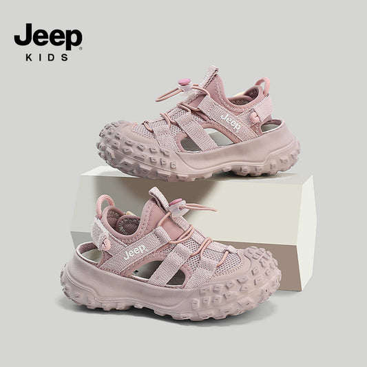 Children's Sports Summer Rotating Button Soft Bottom Kid's Sandals