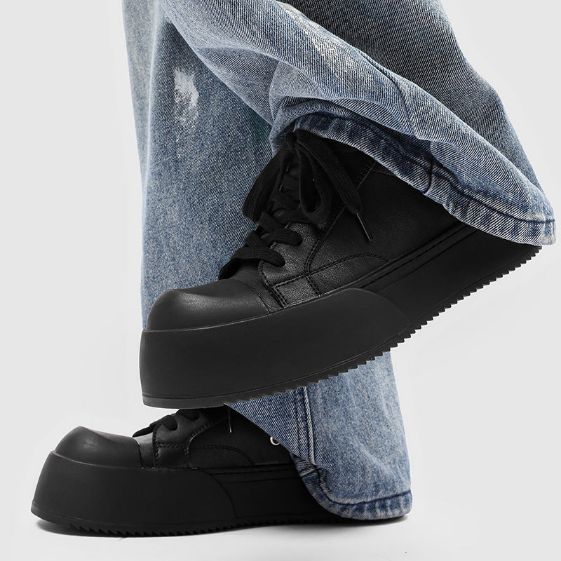 Men's Design Simple Personalized Platform Trendy Men's Casual Shoes