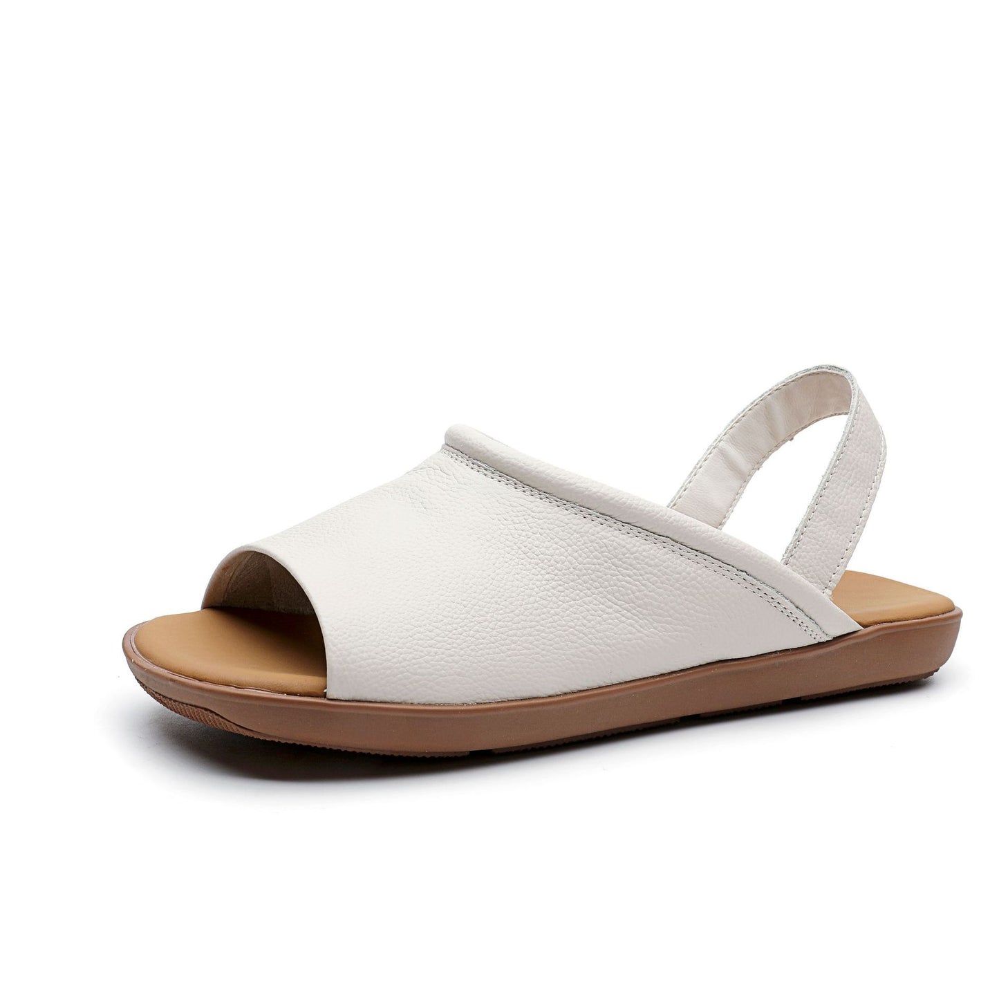 Women's Soft Open Toe Roman Style Comfortable Lightweight Flat Sandals