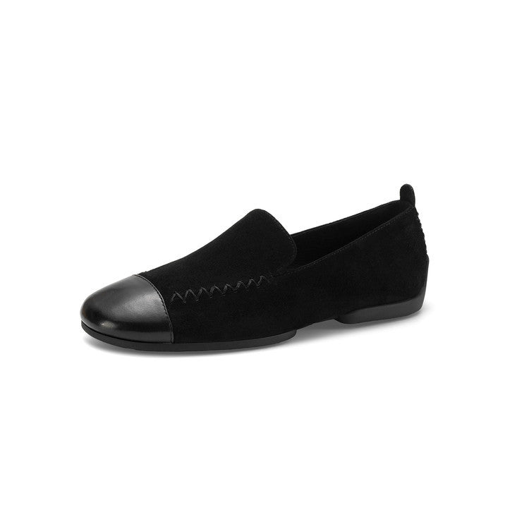 Women's Design Authentic Round Toe Lazy Flat Women's Fashion Shoes
