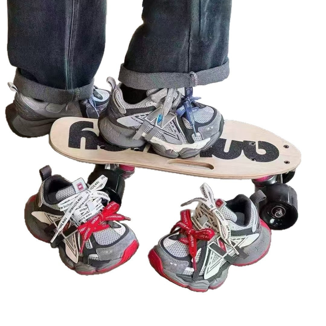 Spring Boys Double Lightweight Dad Velcro Children's Sports Shoes