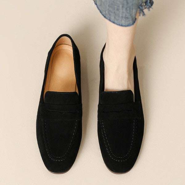Women's Fleece Lined For Warm Low Slip-on Loafers
