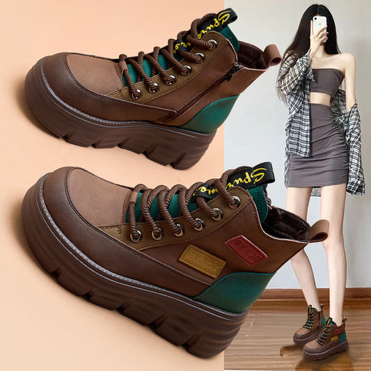 Women's Popular Martin Thick Platform Sports Boots