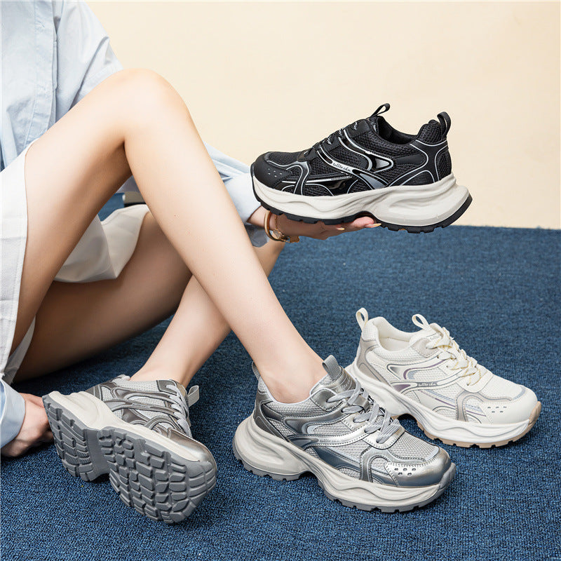 Women's Large Size Dad Mesh Breathable Versatile Women's Sports Shoes