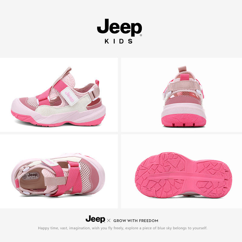 Children's Sports Closed Toe Hollow Outdoor Running Kid's Sandals