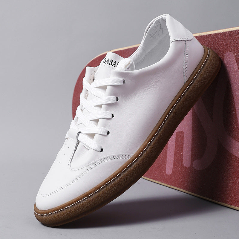 Men's Trendy Summer White Breathable Stylish Sneakers