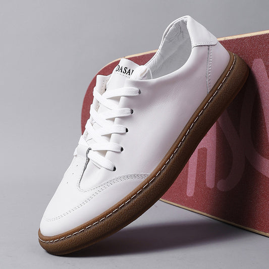 Men's Trendy Summer White Breathable Stylish Sneakers