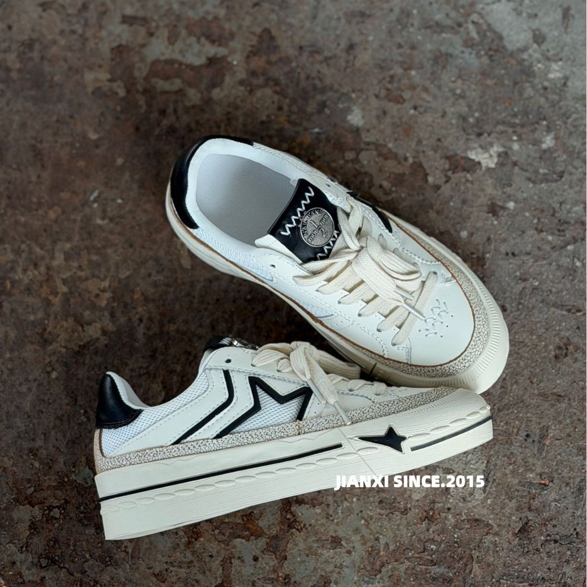 Women's Thick-soled Height Increasing Sports Spring White Casual Shoes