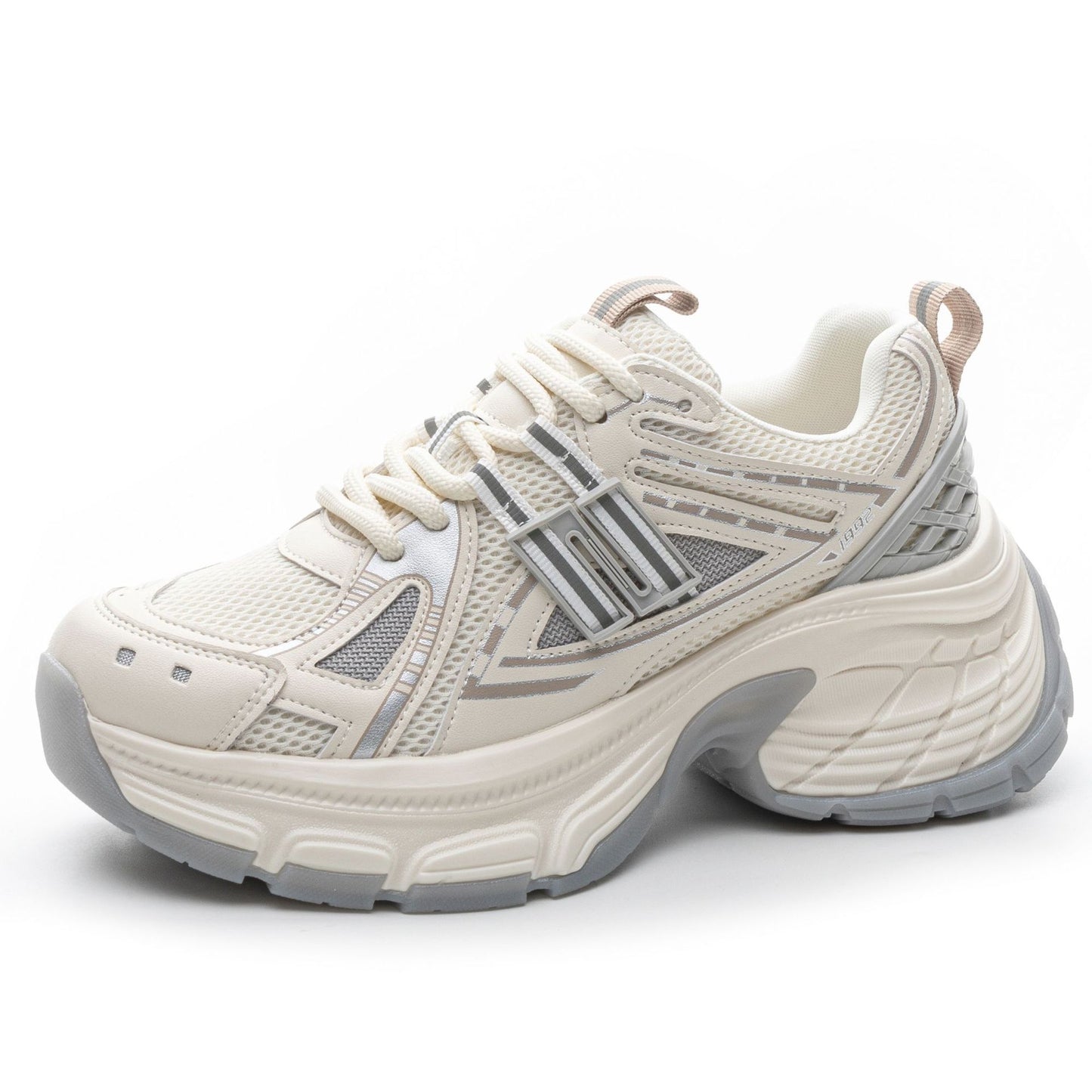 Women's Spring Breathable Mesh Blue Whale Dad Deep Women's Sports Shoes
