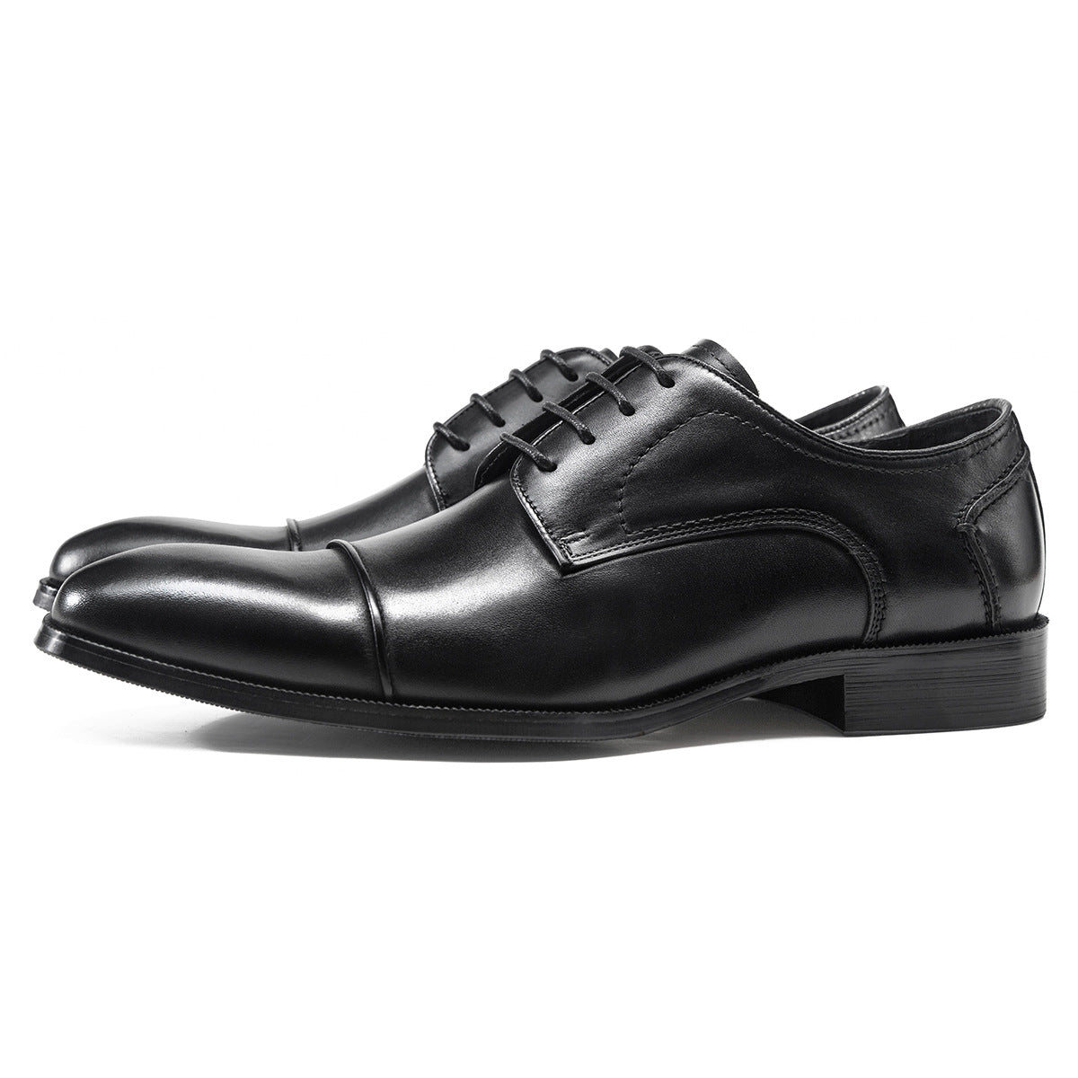 Graceful Men's British Brogue Carved Derby Men's Business Leather Shoes
