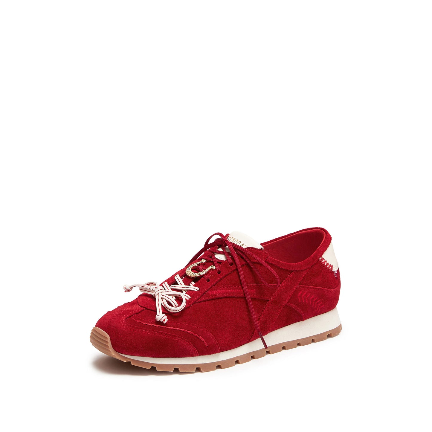 Women's Reversible Cowhide Lucky Horseshoe German Training Women's Sports Shoes