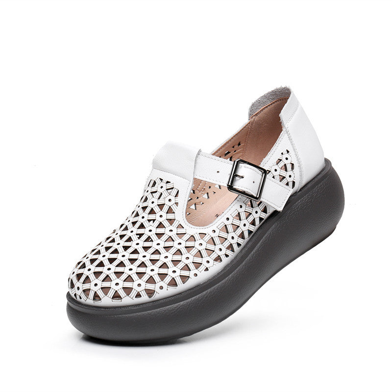 Women's Style Genuine Platform Mom Plus Size Casual Shoes
