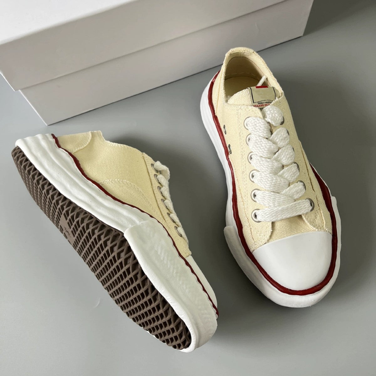 Women's & Men's High Version Dissoed Thick Sole Increased Leisure Preppy Style For Canvas Shoes