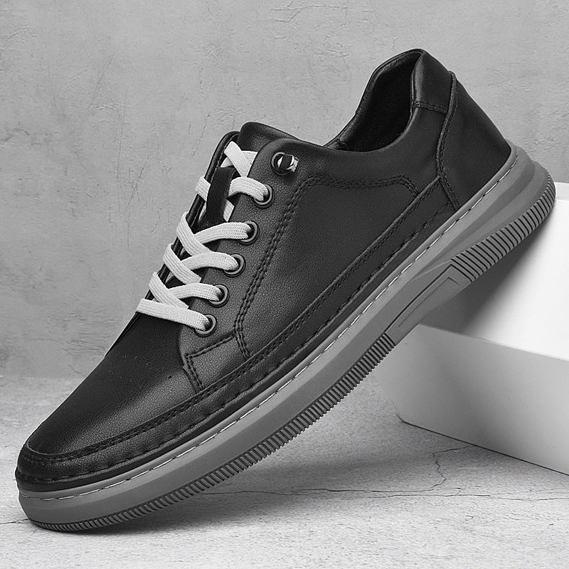 Glamorous Men's White Flat Fashionable Green Casual Shoes