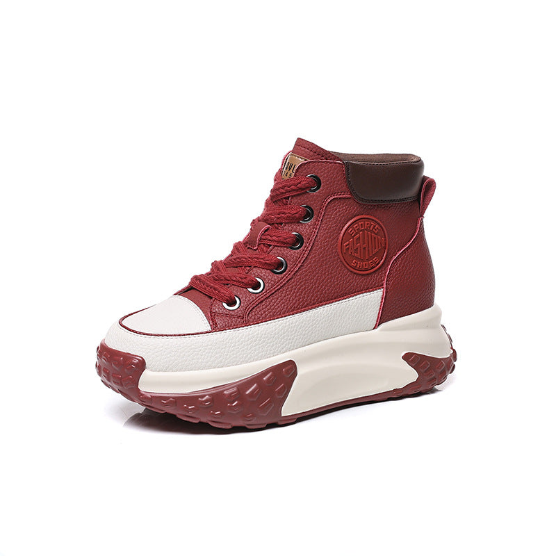 Women's Genuine Daddy Fashion Skinny Platform Sneakers