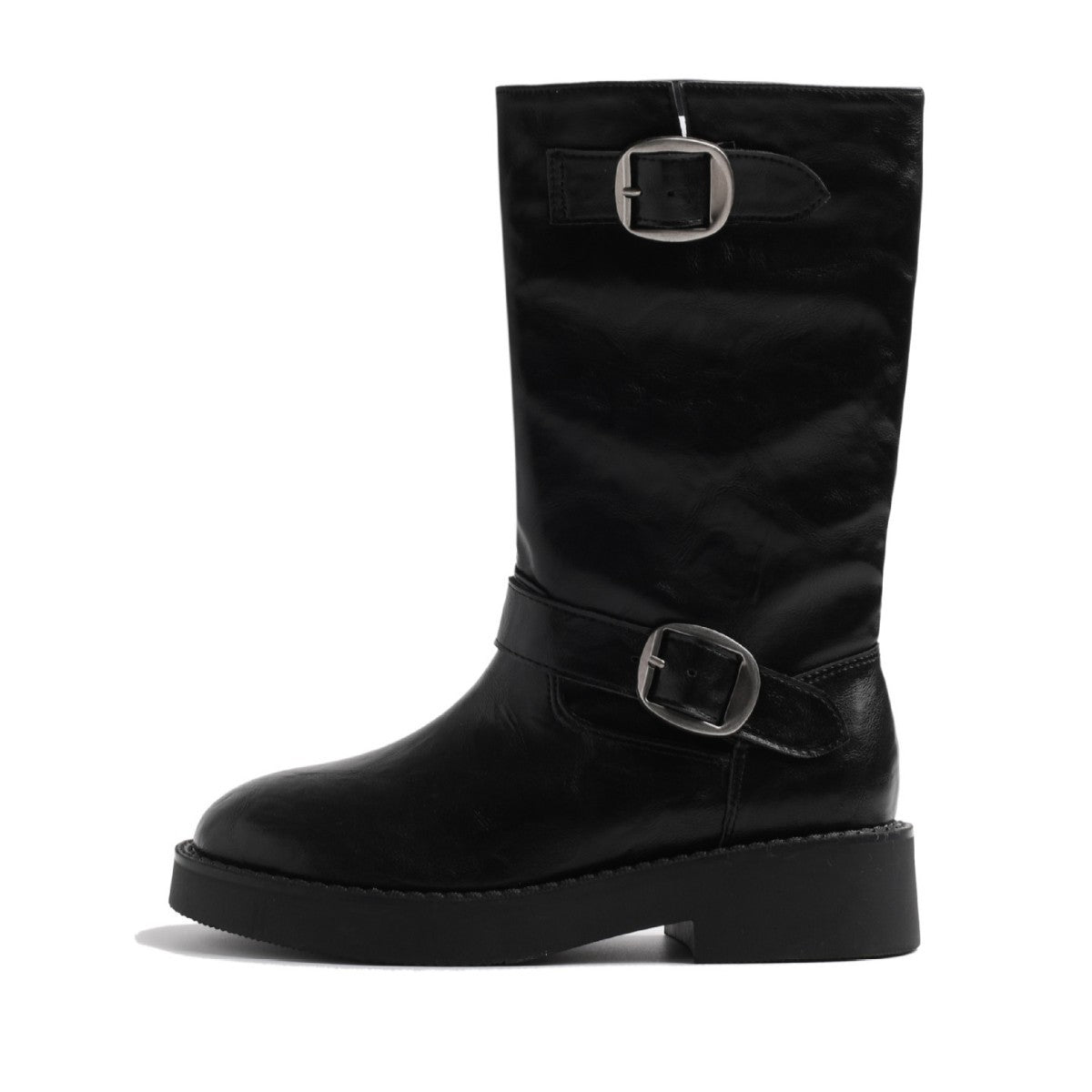 Hot Ankle British Style Platform Motorcycle Martin Heels