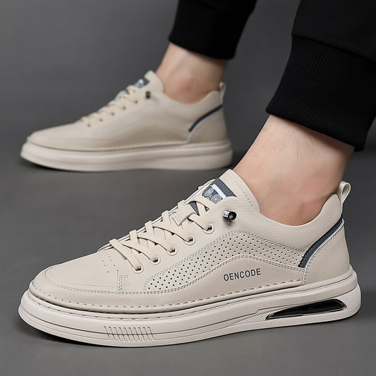 Men's Summer Fashionable Cattlehide Fashion Sports Breathable Casual Shoes