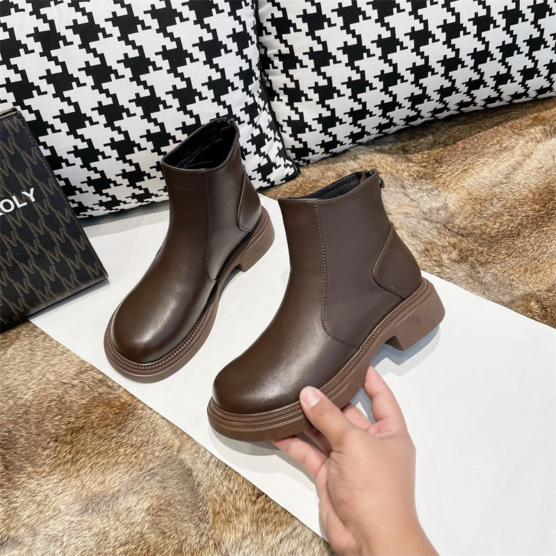 Martin Female British Style Veet Short Big Boots