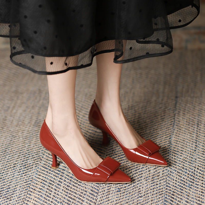 Women's Stiletto High Autumn French Commuter Banquet Women's Fashion Shoes