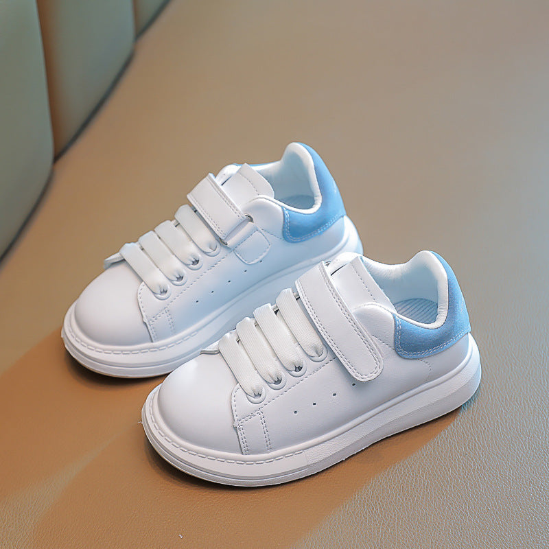 Women's & Men's Autumn Platform White Kid's Sneakers