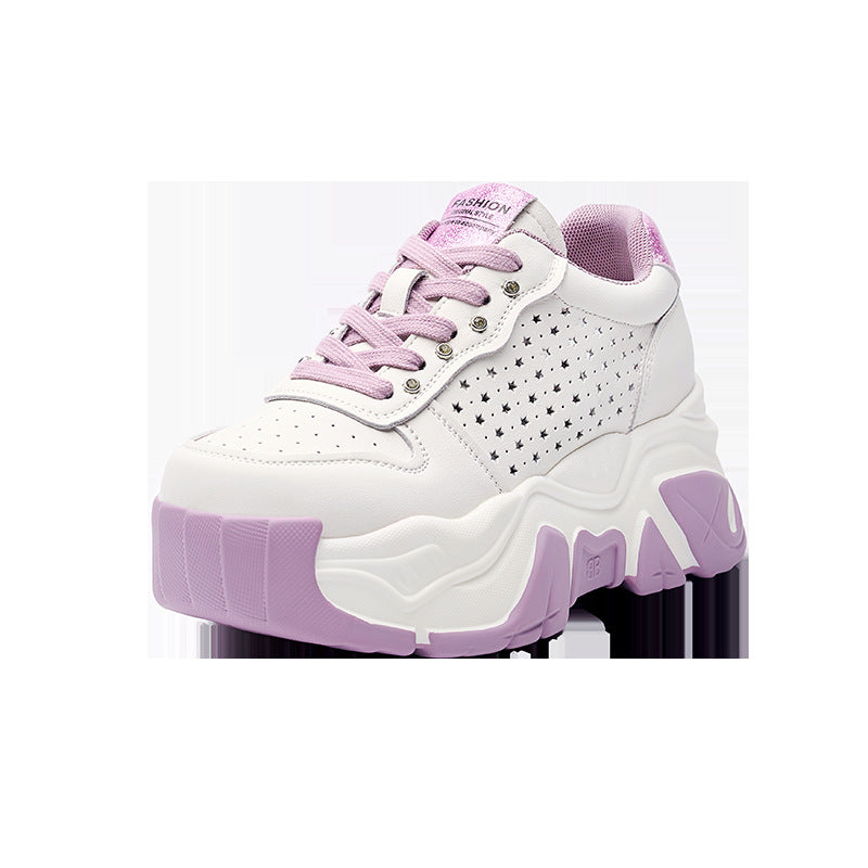 Women's Dad Summer Genuine Super Popular Thick Sneakers