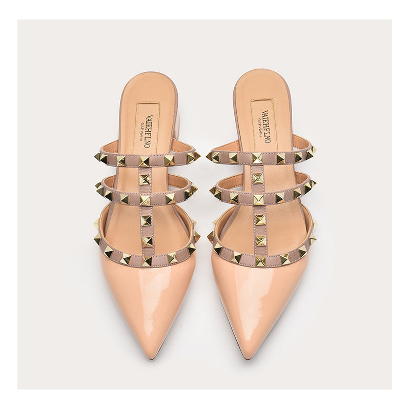 Women's V Home Rivet High Outdoor Fashion Sandals