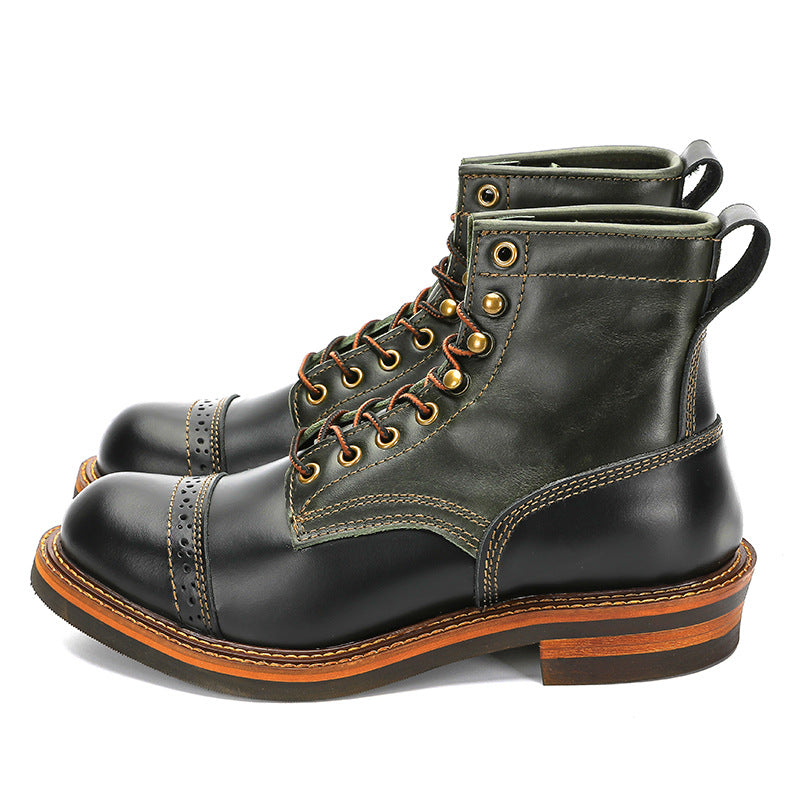 Men's Durable Martin Round Toe Worker Boots