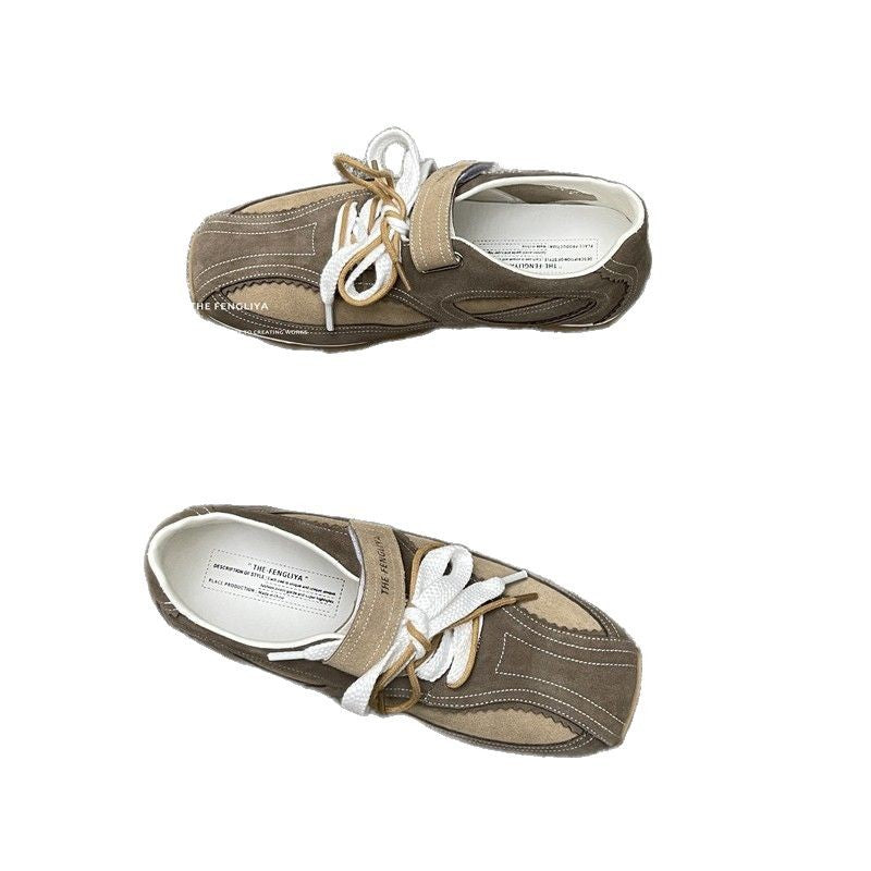 Women's Style Niche Velcro Sports Ballet Retro Casual Shoes
