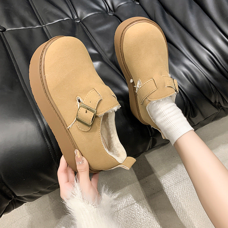 Women's Fashion Platform Autumn Height Increasing Retro Casual Shoes