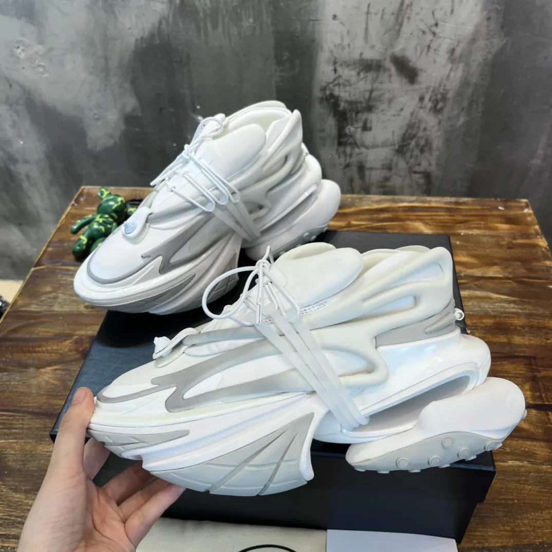 Women's & Men's Spaceship Space Couple Platform Heightened Daddy Men's Sports Shoes