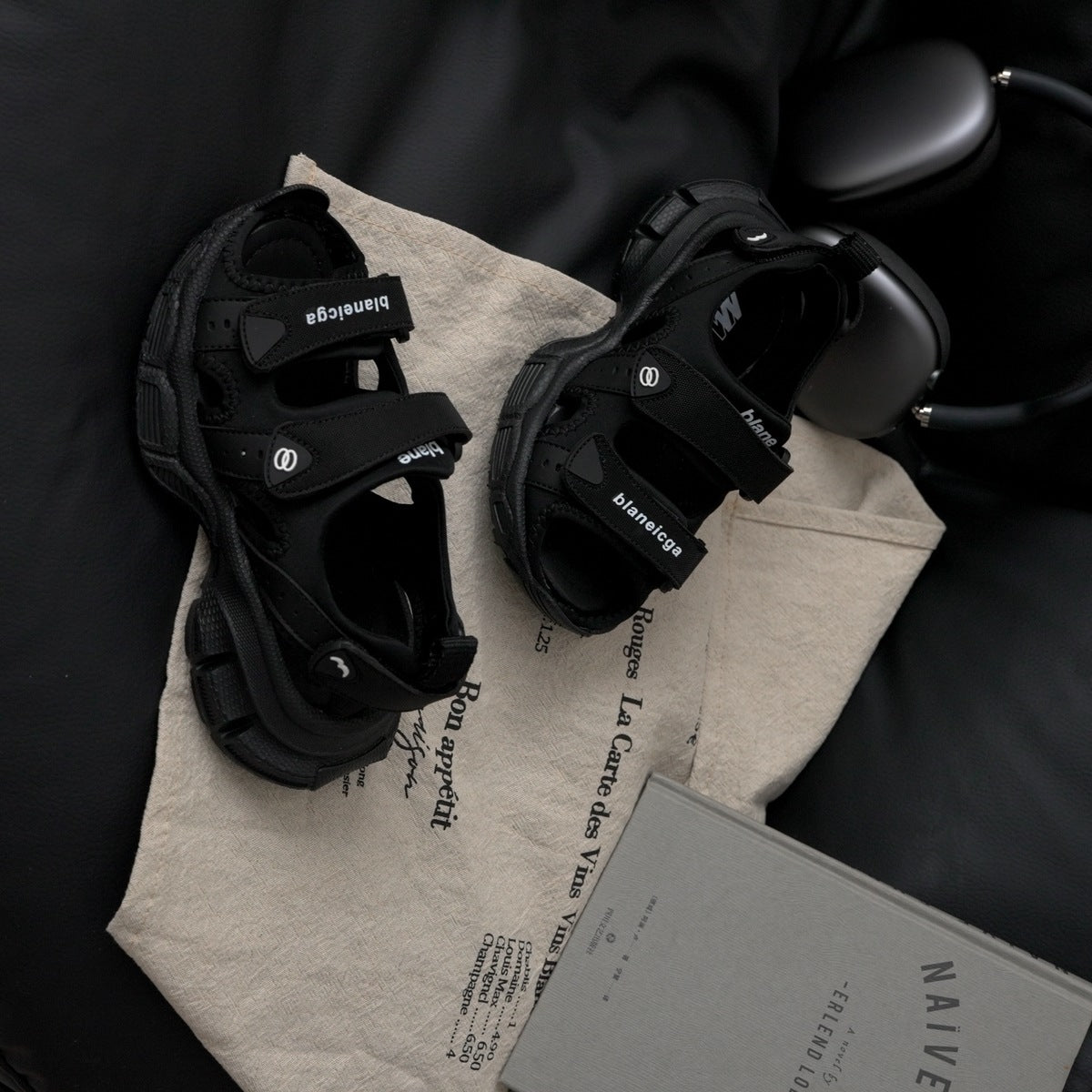 Classy Paris Retro Sier For Boys Kid's Sandals