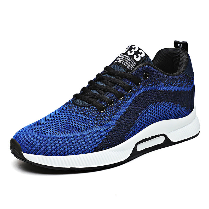Men's Mesh Running Inner Invisible Height Increasing Sneakers