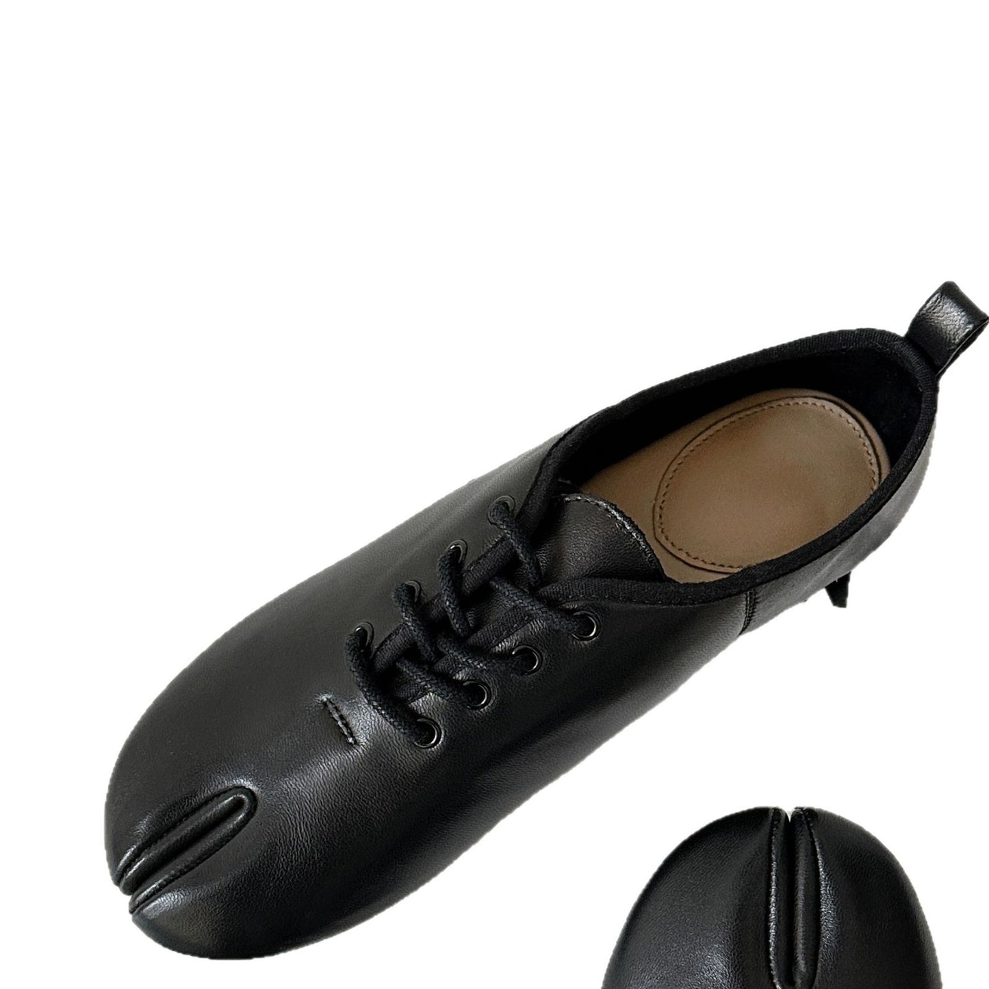 Women's Genuine Ballet Autumn Flat British Style Versatile Single-layer Women's Shoes