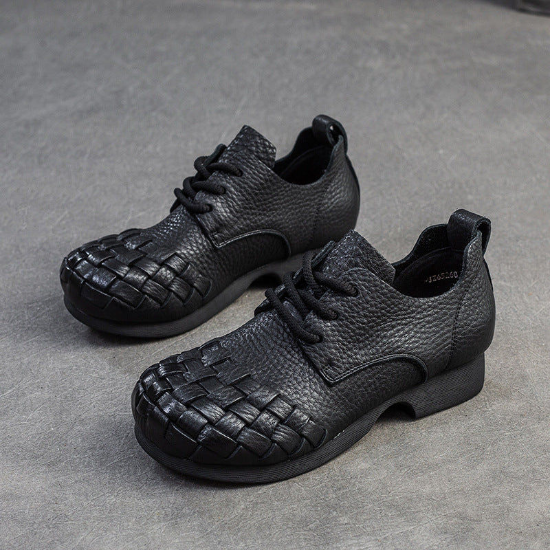 Women's Shu Autumn First Layer Cowhide Comfortable Men's Shoes