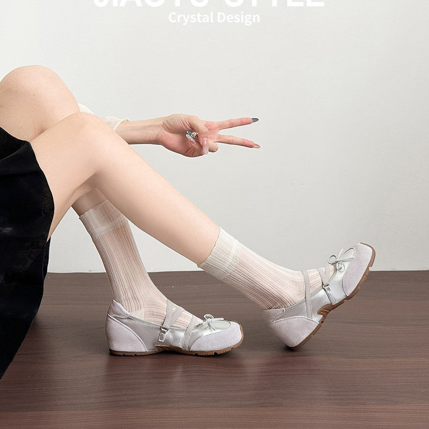 Shallow Mouth Pumps Female Summer Bow Women's Casual Shoes