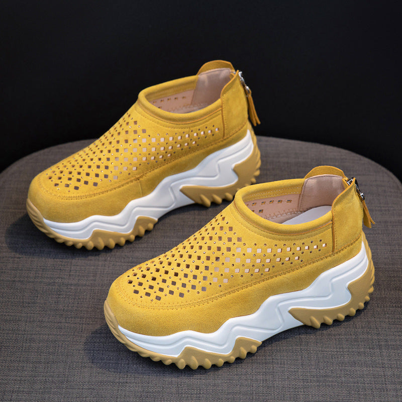 Women's Platform Summer Small Thick Bottom Hollow Women's Casual Shoes
