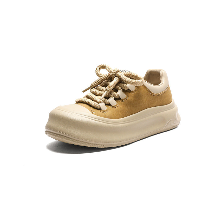 Women's Thick Bottom Fashion Autumn Breathable Heightened Casual Shoes