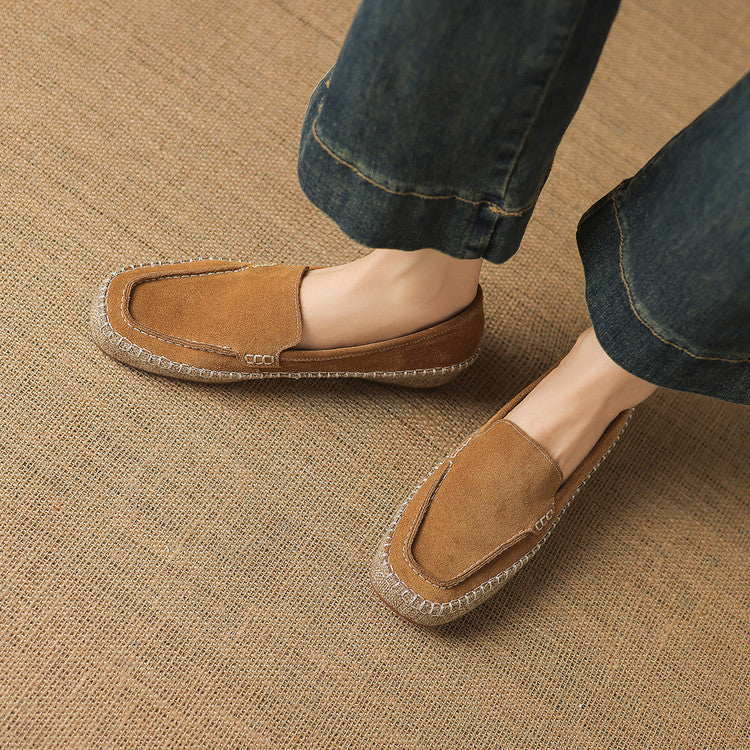 Retro Flat Bottom Fisherman Height Increasing Insole Women's Fashion Shoes