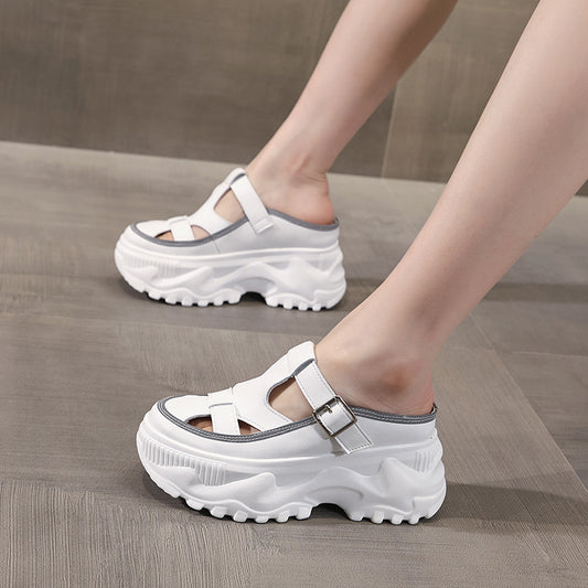 Women's Thick Bottom For Outdoors Summer Breathable Slippers