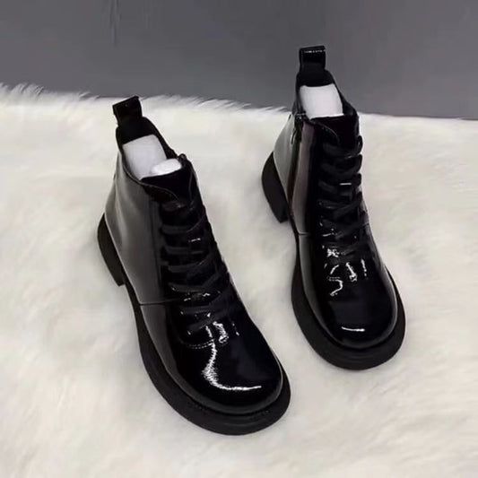 Women's & Men's Mango British Martin Fashion Short For Women's Leather Boots