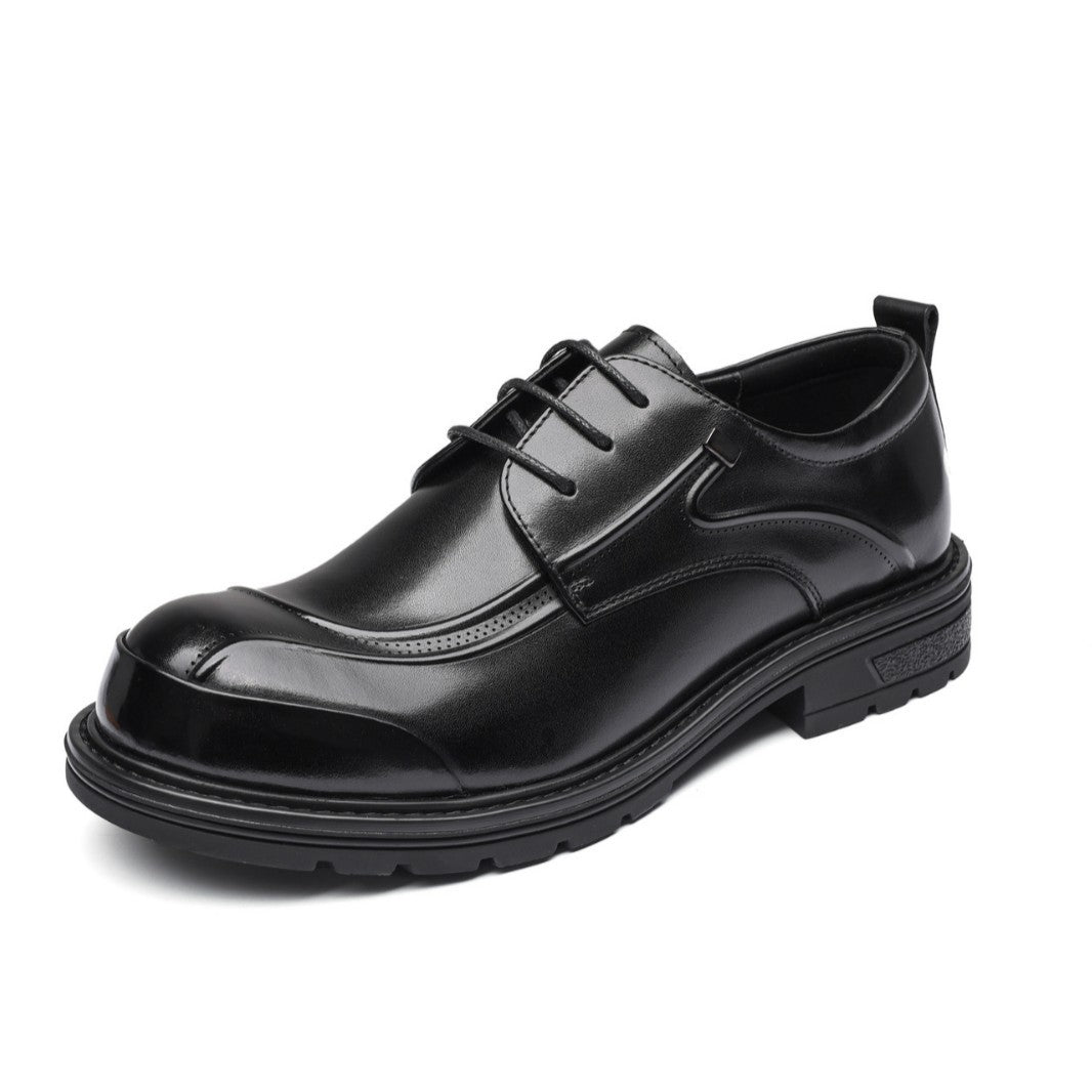 Men's First Layer Cowhide Business Commuter Big Men's Shoes