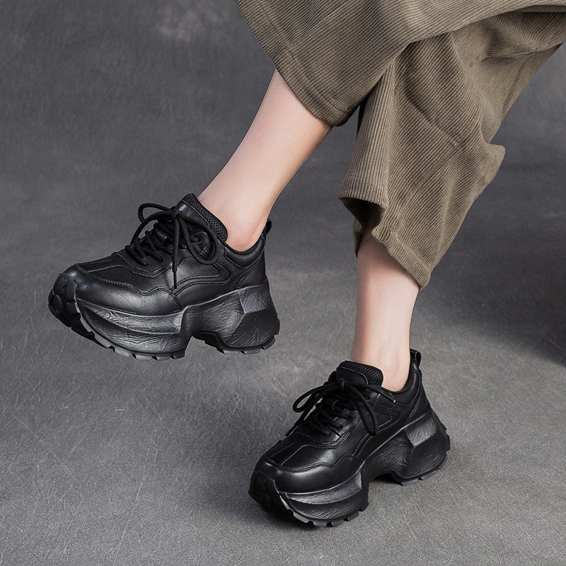 Women's Shu Korean Dad Lightweight Comfortable Fashion Solid Color Women's Casual Shoes