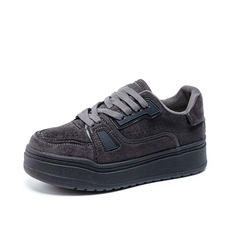 Women's Retro Style Thick-soled Genuine Sports Distressed Women's Board Shoes