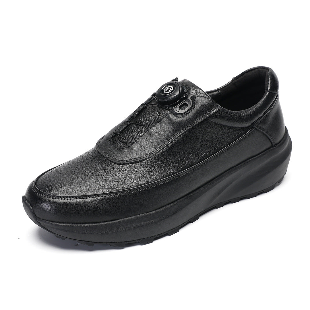 Men's Foam Bottom Business Pigskin Lining European Size Standard Fashion Men's Casual Shoes