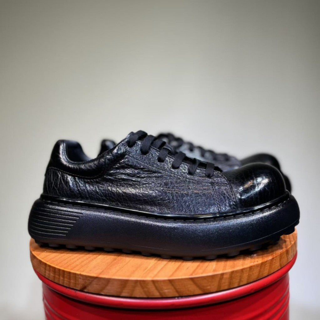 Men's Sports Comfortable Breathable Retro Handmade Large Round Men's Shoes