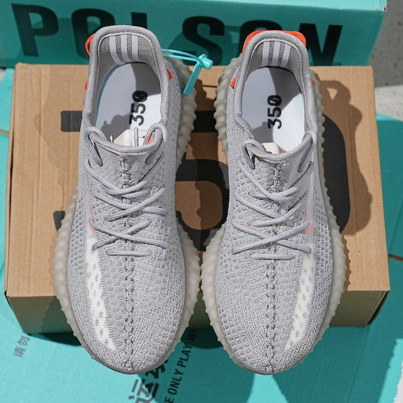 Women's & Men's Zebra Pattern Coconut Breathable Mesh Men's Sports Shoes