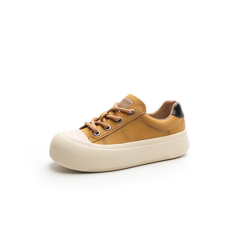 Women's Platform Authentic British Style Retro Flat Women's Shoes
